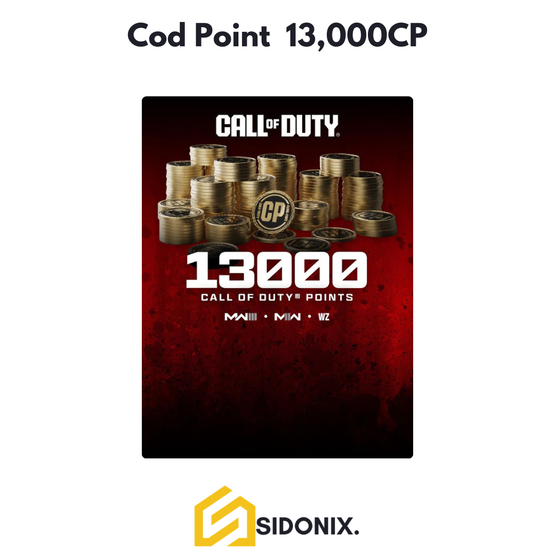 13,000 Warzone Cod Points